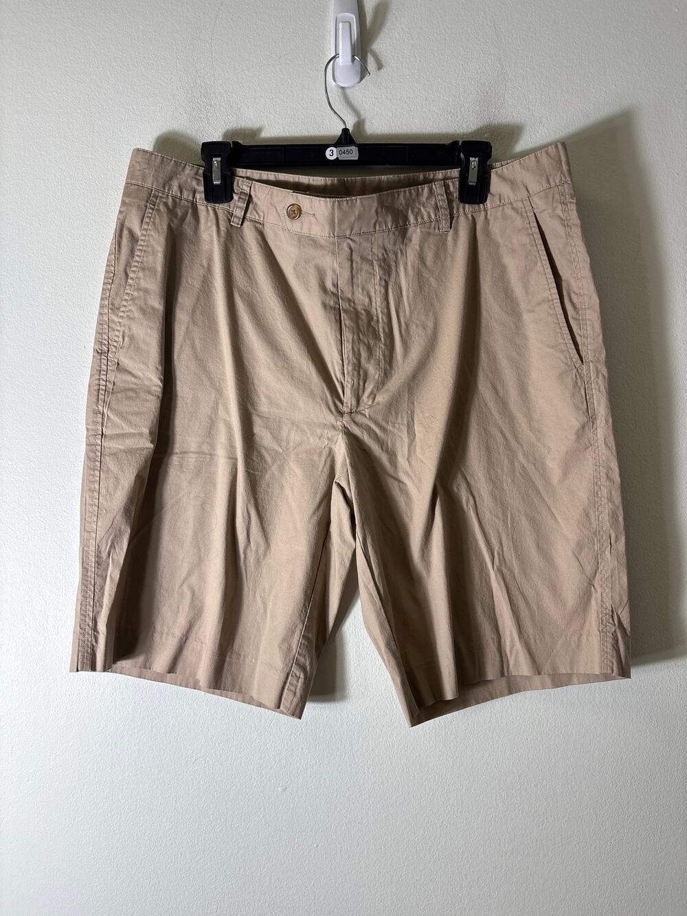Mens Fairway & Greene Khaki Tab Front Golf Shorts Sz 36